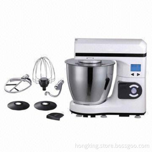 1,000W Multifunctional Food Mixer with 7L Stainless Steel Bowl and LCD